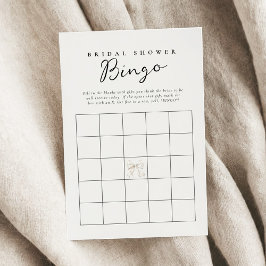 Bingo-kort med minimal Möhippa
