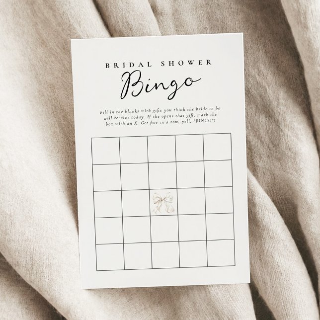Bingo-kort med minimal Möhippa (Skapare uppladdad)