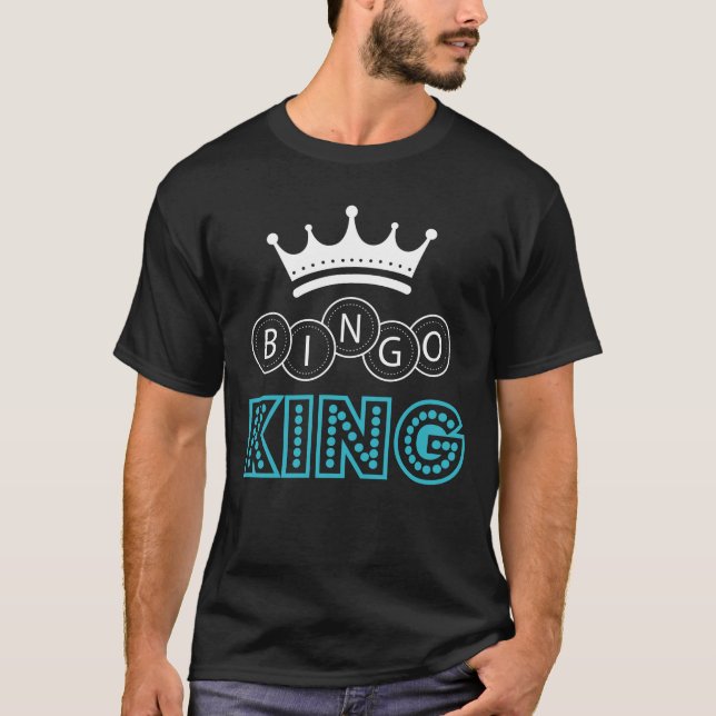 Bingo Kung Witty Gamling Humor T Shirt (Framsida)