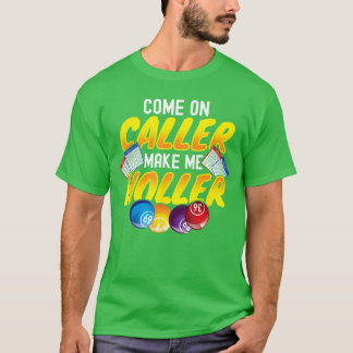 Bingo lotteri spel Lucky spelare Liten familj T Shirt
