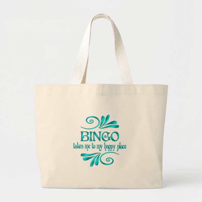 Bingo Lycklig Ställe Jumbo Tygkasse (Framsidan)
