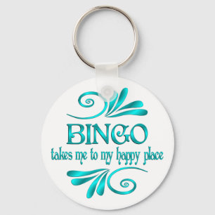 Bingo Lycklig Ställe Nyckelring