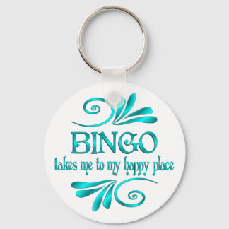 Bingo Lycklig Ställe Nyckelring