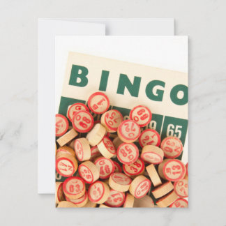 Bingo-markörer och visitkort