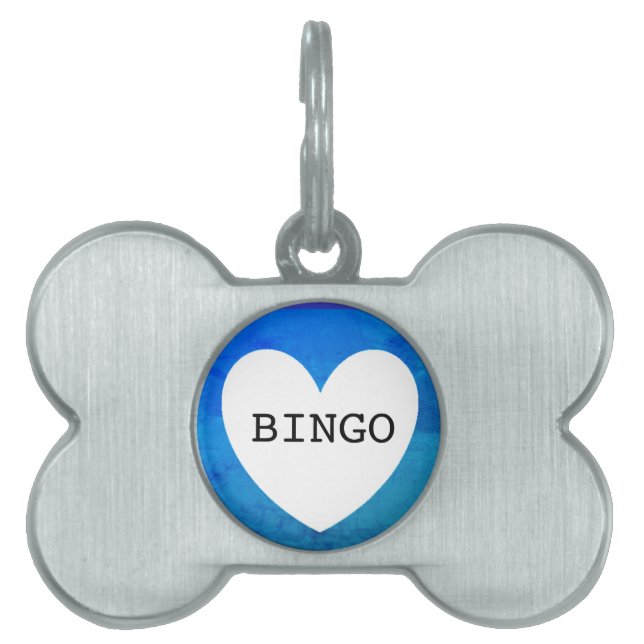 ❤️ Bingo-märkre efter dalDesignNZ ID-bricka Husdjur (Framsidan)