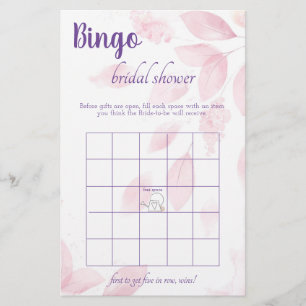 Bingo Möhippa-spelkort Flygblad