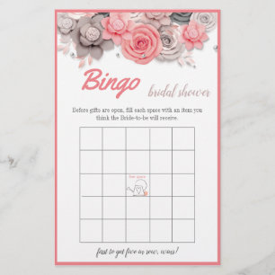 Bingo Möhippa-spelkort Flygblad