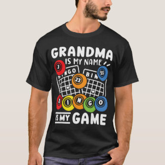 Bingo Mormor Är Mitt Namn Och Bingo Är Min Lek tje T Shirt