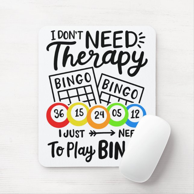 Bingo-Mousepad Musmatta (Med mus)