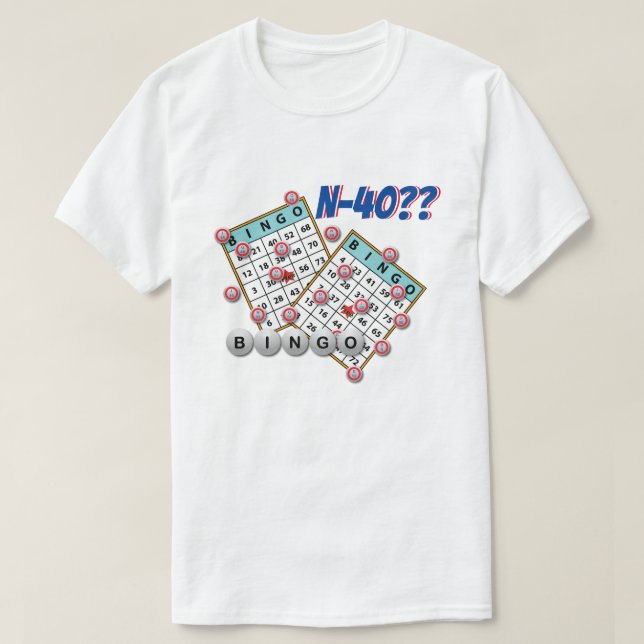 Bingo N40 Las Vegas NV Tee (Design framsida)