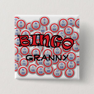Bingo "Namn" över Bingo Bollar Knapp