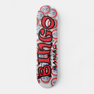 Bingo "Namn" över Bingo Bollar Skateboard Bräda 21,5 Cm