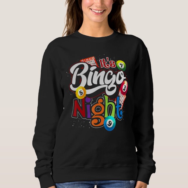 Bingo Night Bingo Player Lottery Winner Gambling B T Shirt (Framsida)
