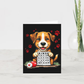 Bingo och hund Roligt Bingo Kärlek Bingo och hund Kort