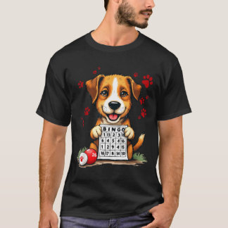 Bingo och hund Roligt Bingo Kärlek Bingo och hund T Shirt