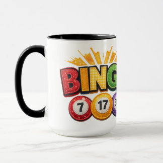 BINGO Patchwork-applikation Mugg
