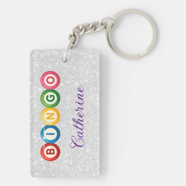 Bingo Personalized Keychain (Baksidan)