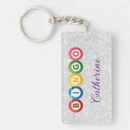 Bingo Personalized Keychain