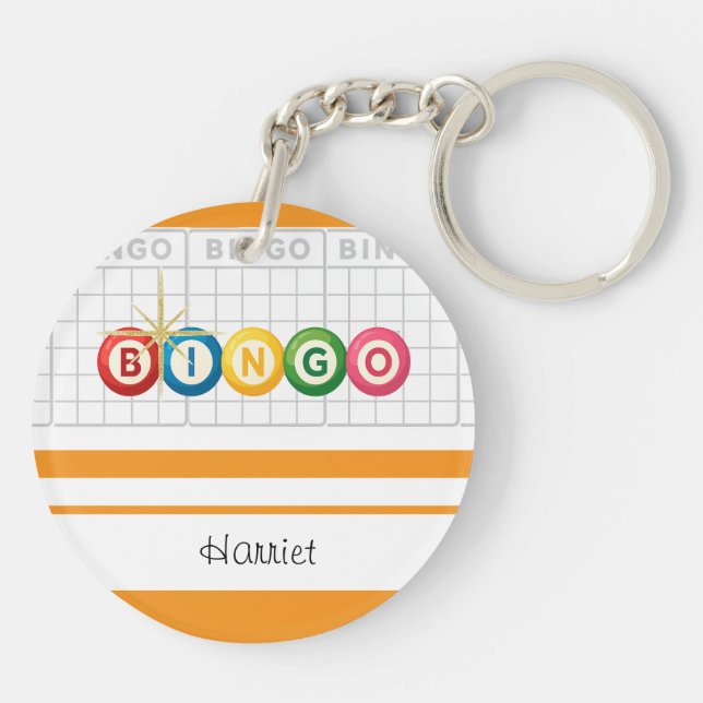 Bingo Personalized Keychain (Baksidan)