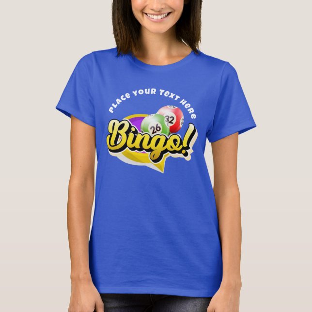 BINGO Personlig T-Shirt (Framsida)