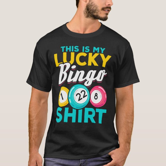 Bingo Player är min Lucky Bingo Bingo T Shirt (Framsida)