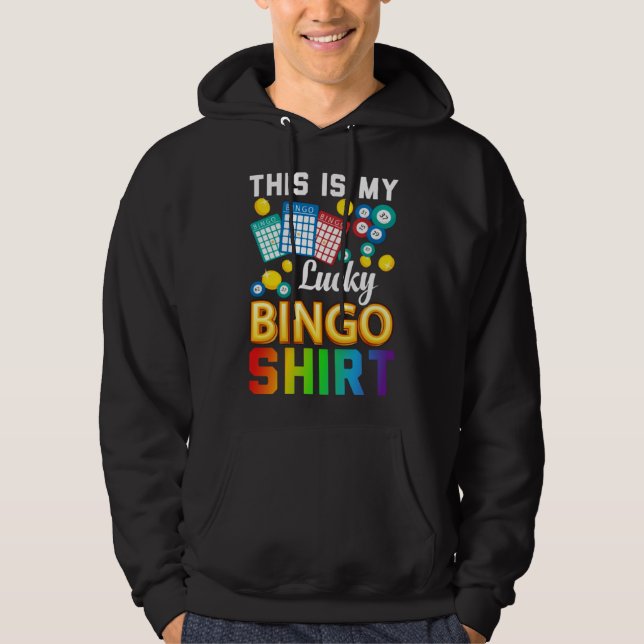 Bingo Player Bingo  This Is My Lucky Bingo Hoodie (Framsida)