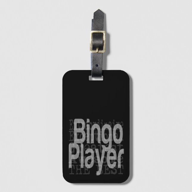 Bingo Player Extraordinaire Bagagebricka (Framsida vertikal)