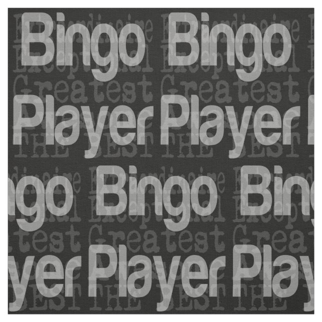 Bingo Player Extraordinaire Tyg (Provkarta)
