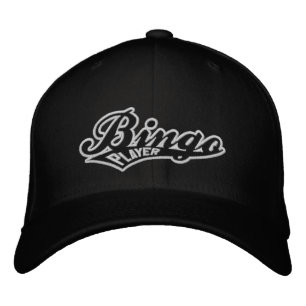 BINGO PLAYER flexfit wool cap med URL Broderad Keps