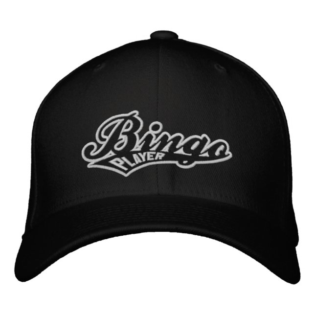 BINGO PLAYER flexfit wool cap med URL Broderad Keps (Framsida)