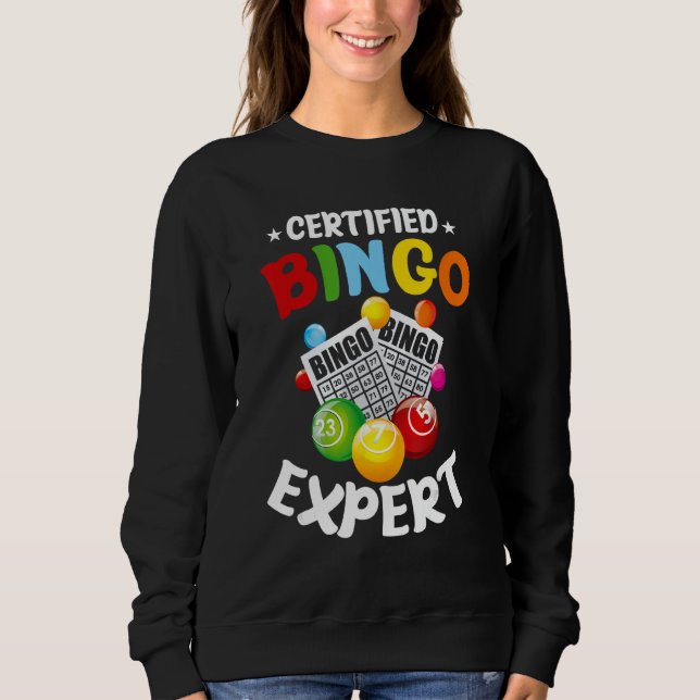Bingo Player Gambling - Auktoriserad Bingo Expert  T Shirt (Framsida)