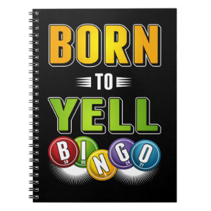 Bingo Player Humor Manar Women Funny Bingo Anteckningsbok