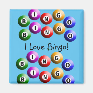 Bingo Player "I Kärlek Bingo" Blue Magnet