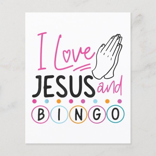 Bingo Player Jesus Faith Christian I Kärlek Jesus  (Framsida)