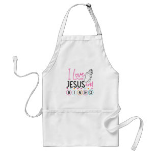Bingo Player Jesus Faith Christian I Kärlek Jesus Förkläde