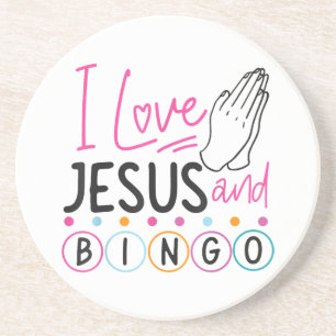 Bingo Player Jesus Faith Christian I Kärlek Jesus  Underlägg