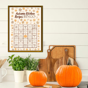 Bingo Poster höstköksrecept