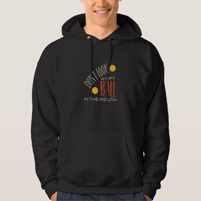 BINGO pun för bingo bollar Hoodie (Framsida)