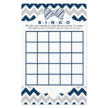 Bingo purse babydusch-spel, marinskt grått-buknr