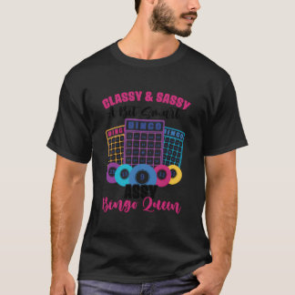 Bingo Que för Bingo Player Lottery Bingo Card T Shirt