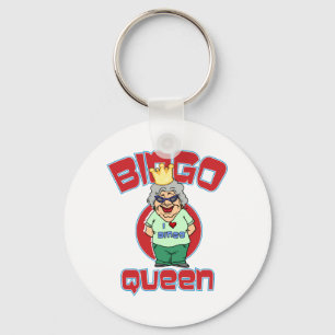 Bingo Queen - Anpassa nyckelkedjan Nyckelring