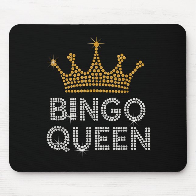 Bingo Queen Bingo Player Game Party Funny Women Gi Musmatta (Framsidan)