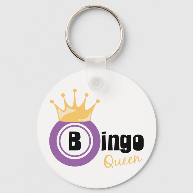 Bingo Queen Nyckelring (Framsida)