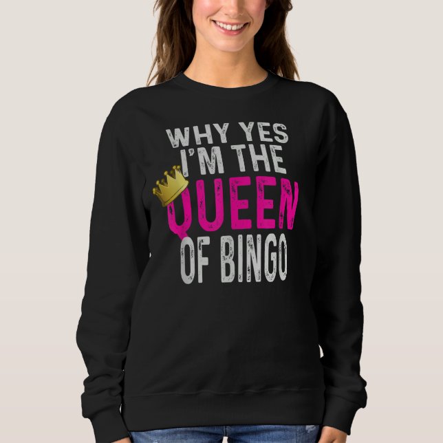 Bingo    Queen Of Bingo T Shirt (Framsida)