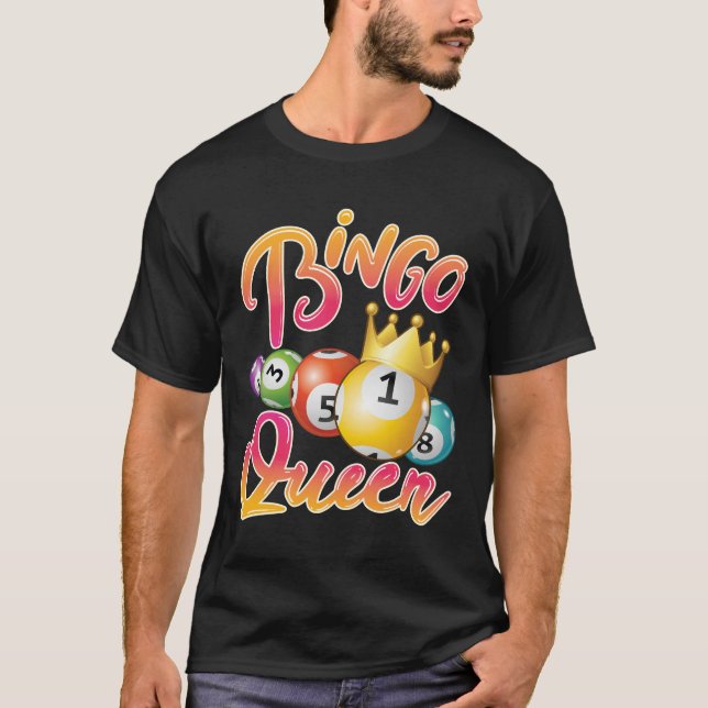 Bingo Queen Player Women T Shirt (Framsida)
