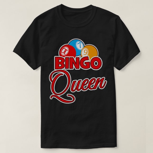 Bingo Queen T Shirt (Design framsida)