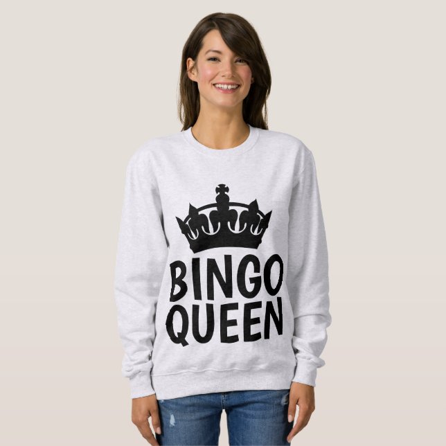 BINGO QUEEN T-shirts & sweatshirts (Hel framsida)