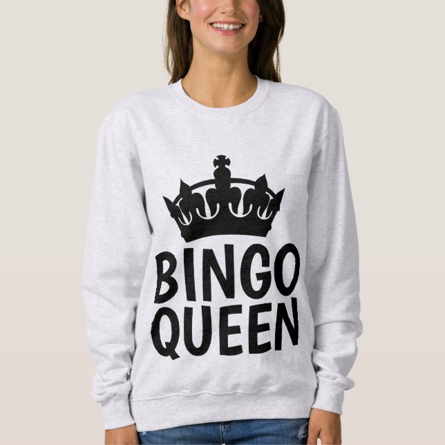 BINGO QUEEN T-shirts & Sweatshirts (Framsida)
