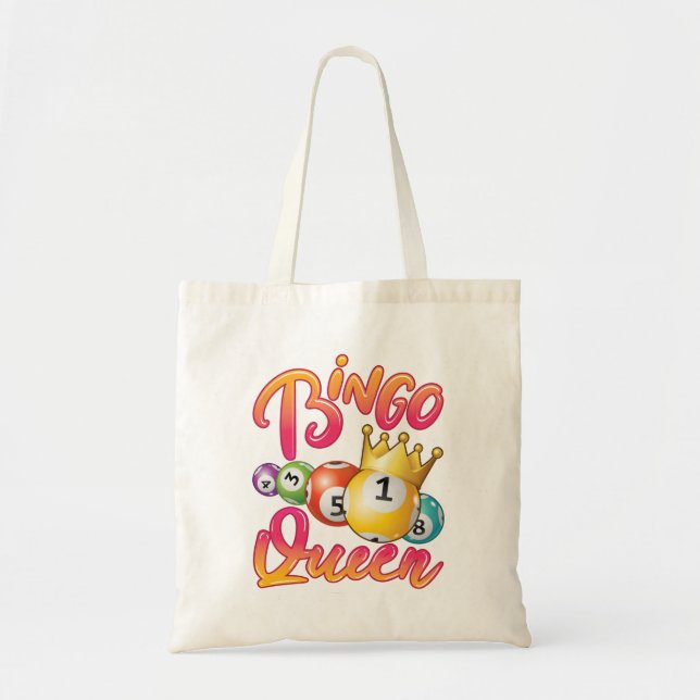Bingo Queen Women Dam Player-spel Tygkasse (Framsidan)
