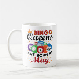 Bingo Queens är född i maj Kaffemugg